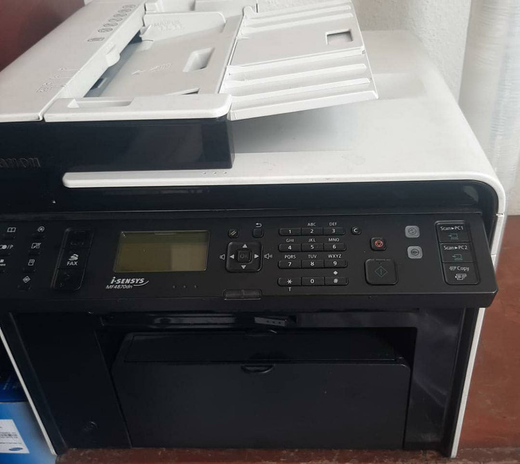 پرینتر استوک چهارکاره کنون MF4870dn دوروزن تحت شبکه